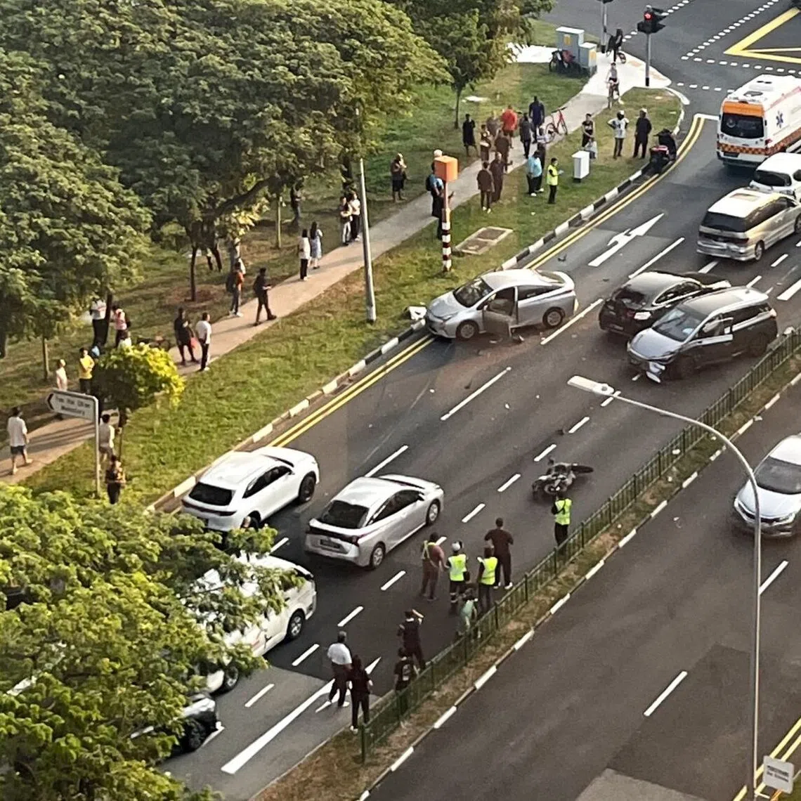 The police and the Singapore Civil Defence Force were alerted to the accident at about 5.55pm on Aug 14.