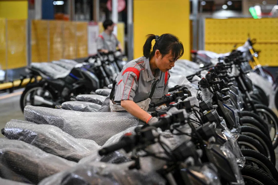 The city now accounts for more than a third of China’s total motorbike production.