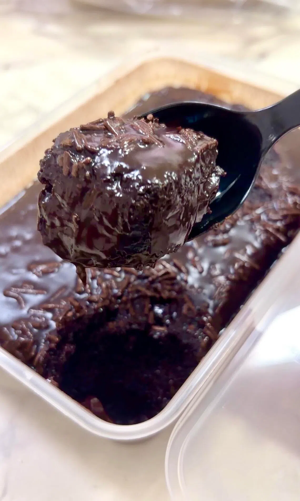 Moist Chocolate Cake by Dessert Dreams. 