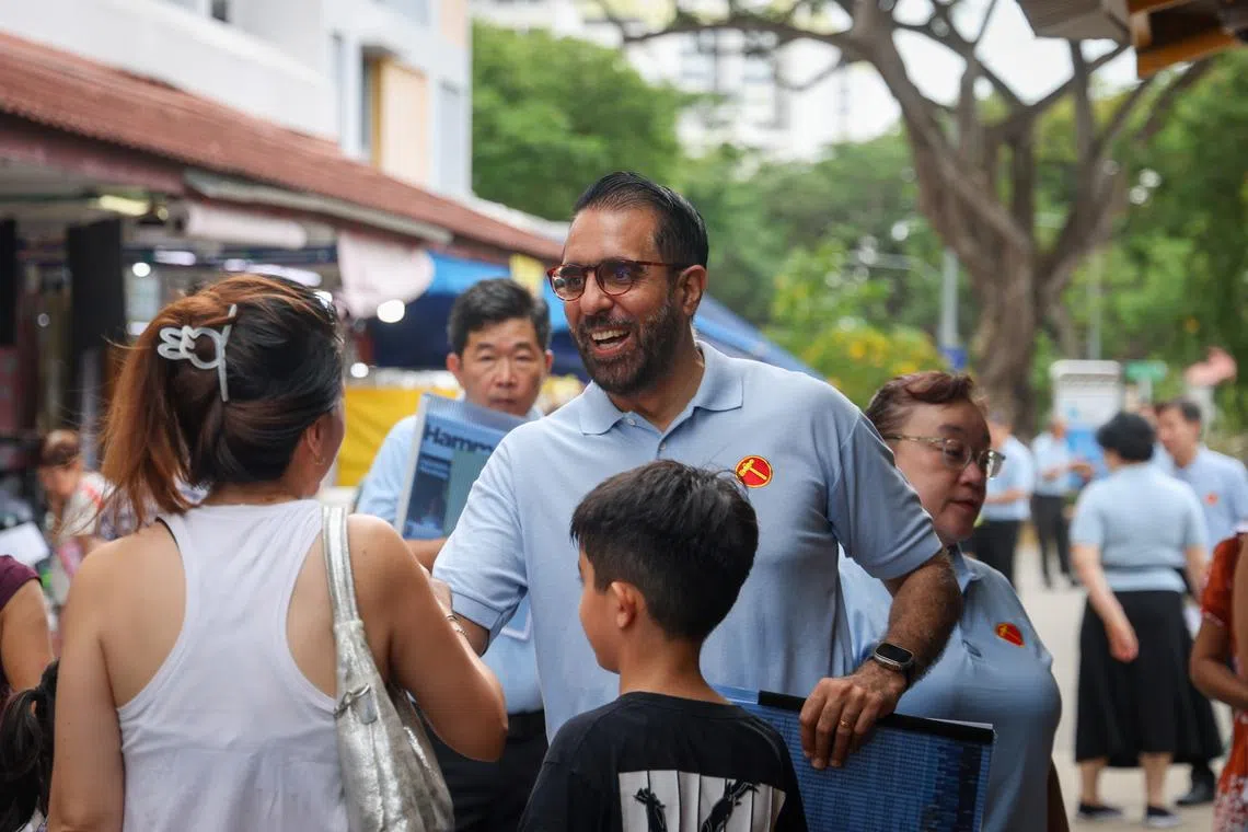 WP chief Pritam Singh seen at walkabout week after disciplinary panel says probe complete