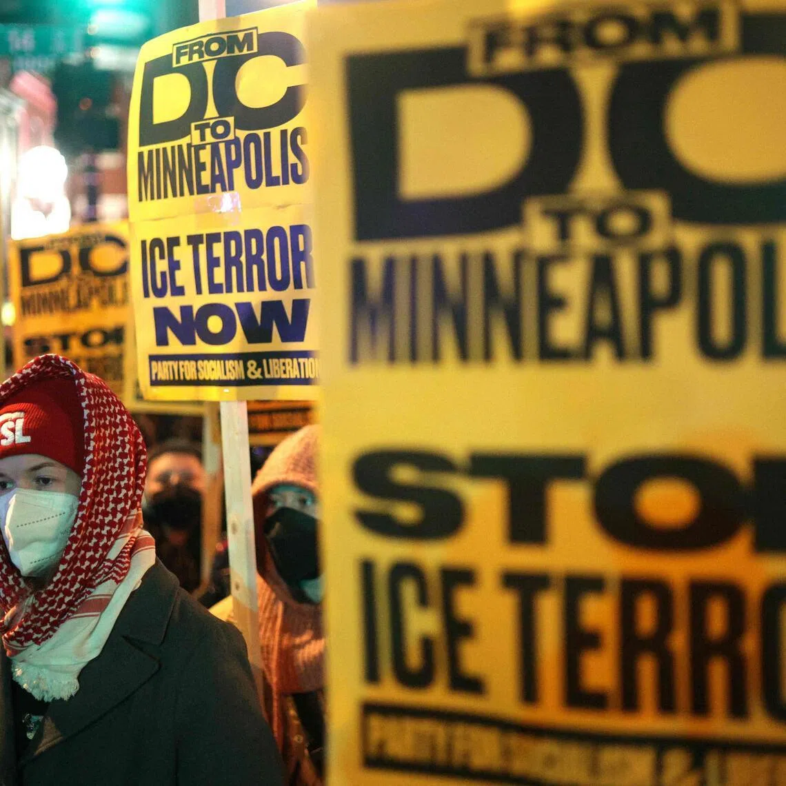 Opinion polls showed most Americans disapprove of the conduct of US Immigration and Customs Enforcement officers.