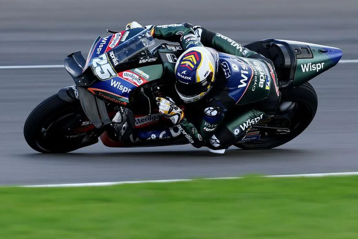 Motorcycling - MotoGP - British Grand Prix - Silverstone Circuit, Silverstone, Britain - August 6, 2023 CryptoDATA RNF MotoGP Team's Raul Fernandez during the warm up REUTERS/Andrew Boyers/File Photo
