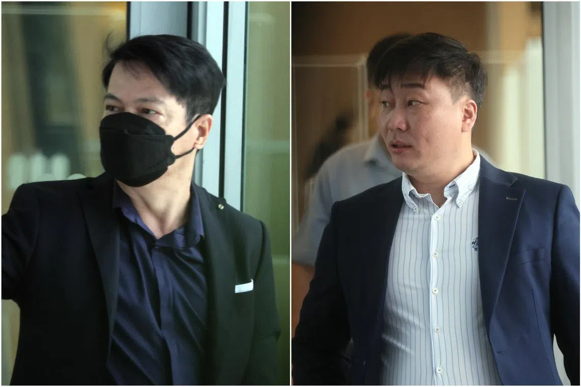 Low Lee Soon (left) is accused of accepting bribes worth $160,000 in the form of cash loans from Xu Zhiping.
