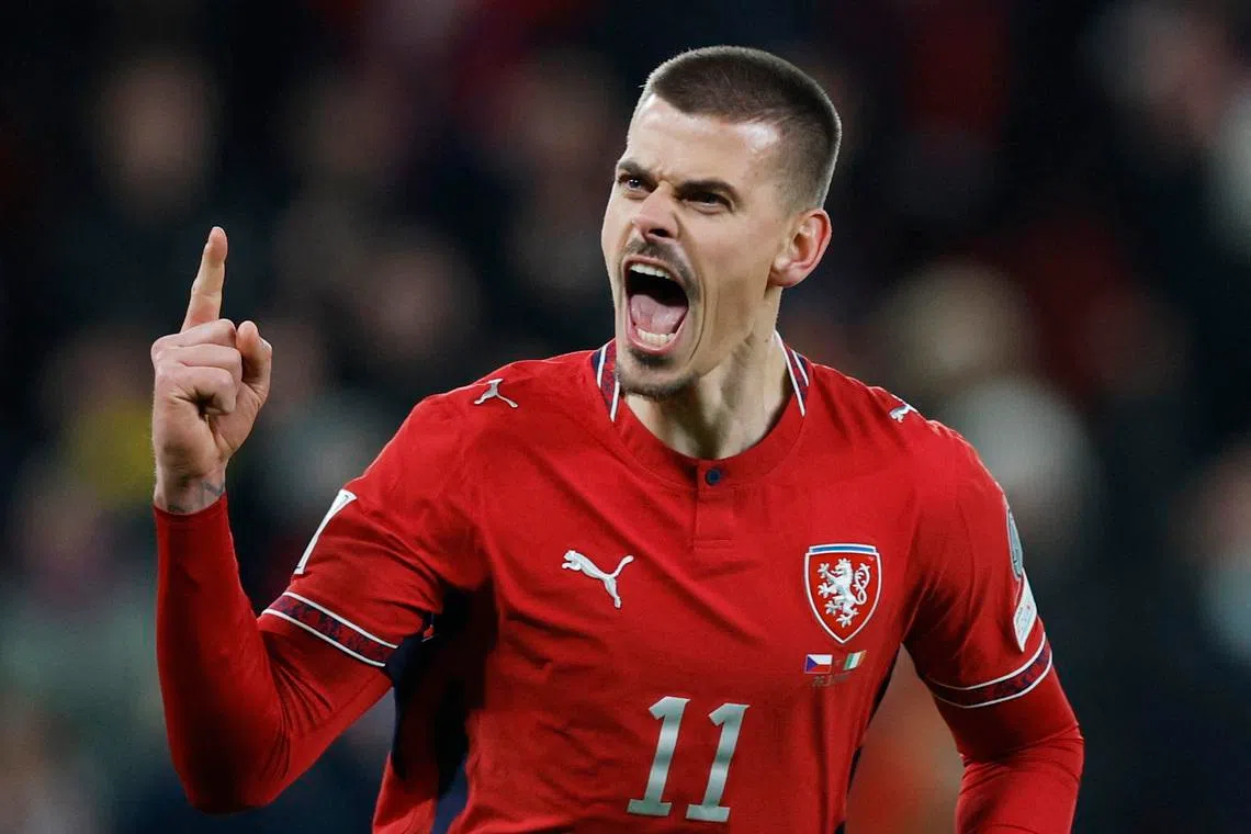 Czechs book World Cup playoff final spot after penalty shootout win against Ireland