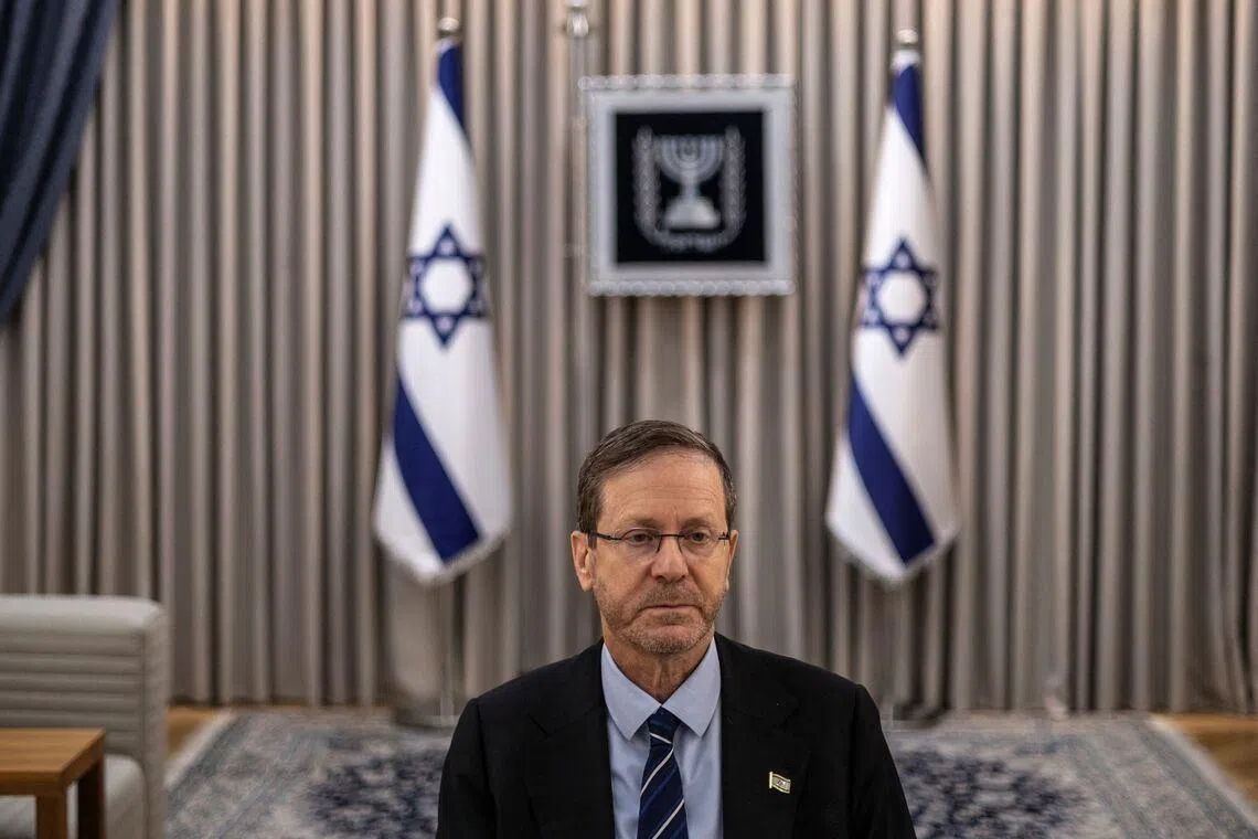 Israel’s President Isaac Herzog said that Iran had been seeking “10 times the amount of ballistic missiles, which would have threatened Europe big time".