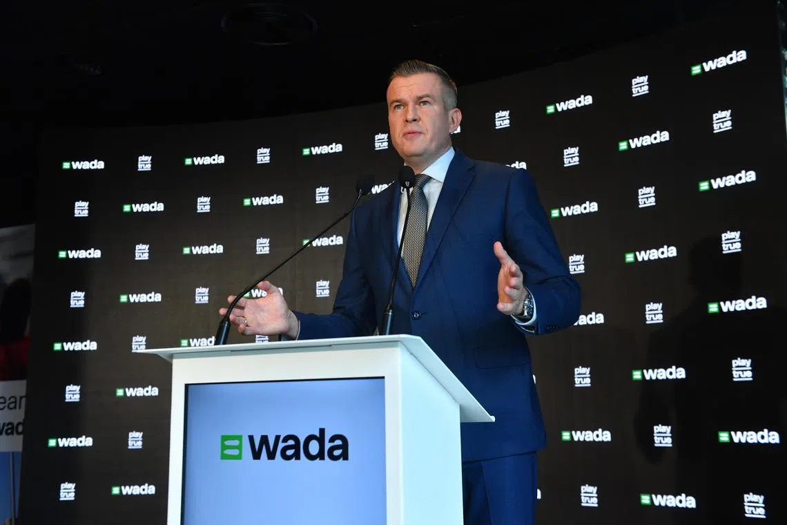 World Anti-Doping Agency president Witold Banka has called on US authorities to stop the Enhanced Games from taking place.