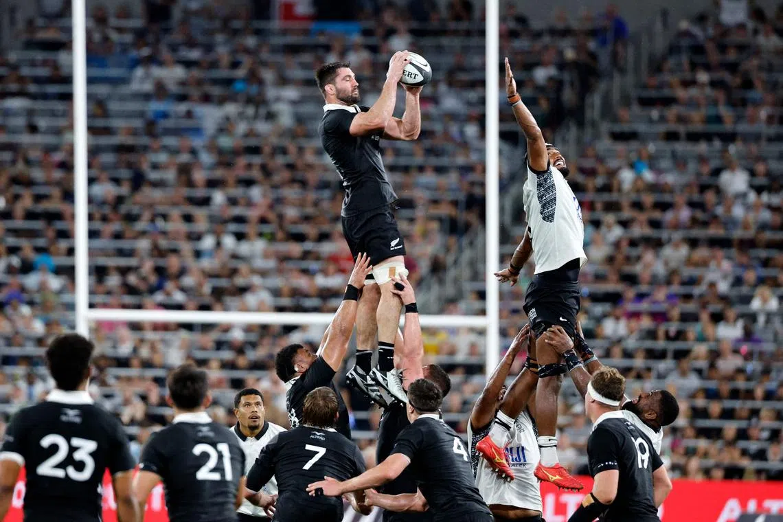 Rugby debutants impress as All Blacks rout Fiji in San Diego | The ...