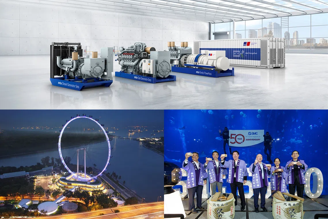 Multinational companies Takenaka, Rolls-Royce Solutions Asia and SMC have been growing steadily alongside Singapore over the past 50 years. 