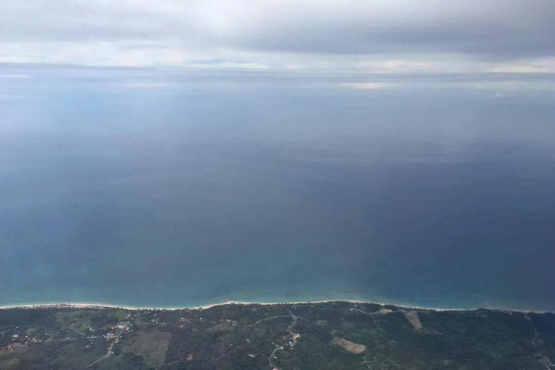 The South China Sea off the coast of Sabah, East Malaysia. A new Chinese map claims waters off Malaysia’s coast in the South China Sea.