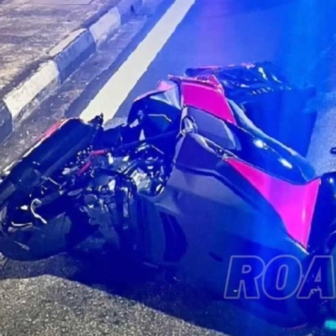 The police said they were alerted to the accident involving a car and a motorcycle at about 2.20am on March 26.