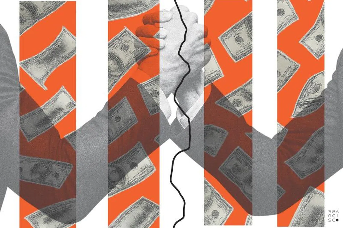 Informal money transactions between family members are extremely hard to prove.