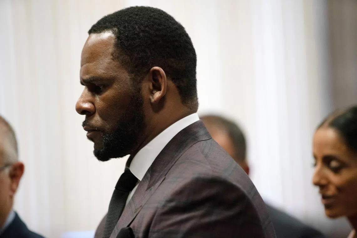 R. Kelly in a file photo from 2019. He is currently serving a 30-year-prison sentence at a facility in North Carolina.