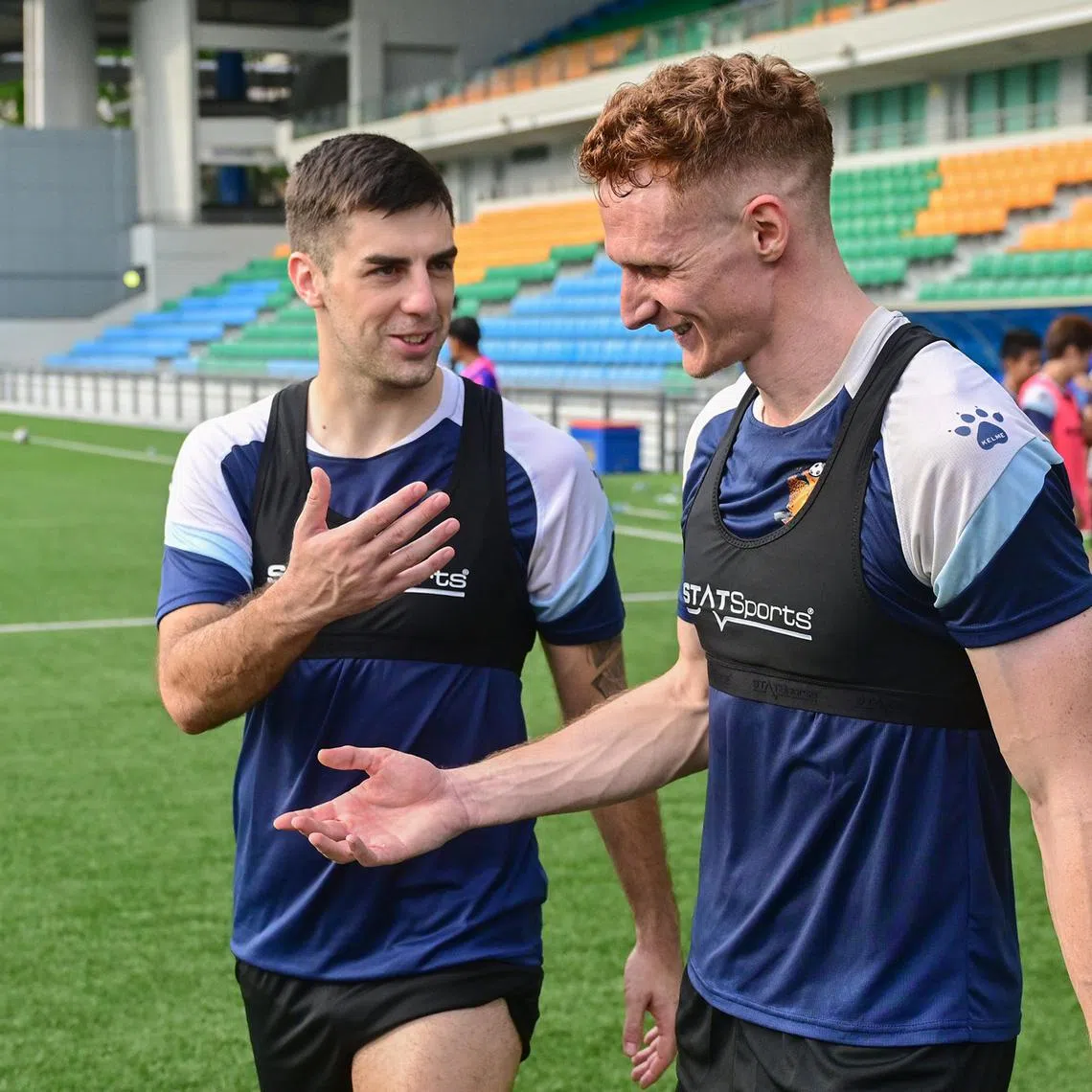 Dejan Racic (left) and Stjepan Plazonja have enjoyed a good start to the season.