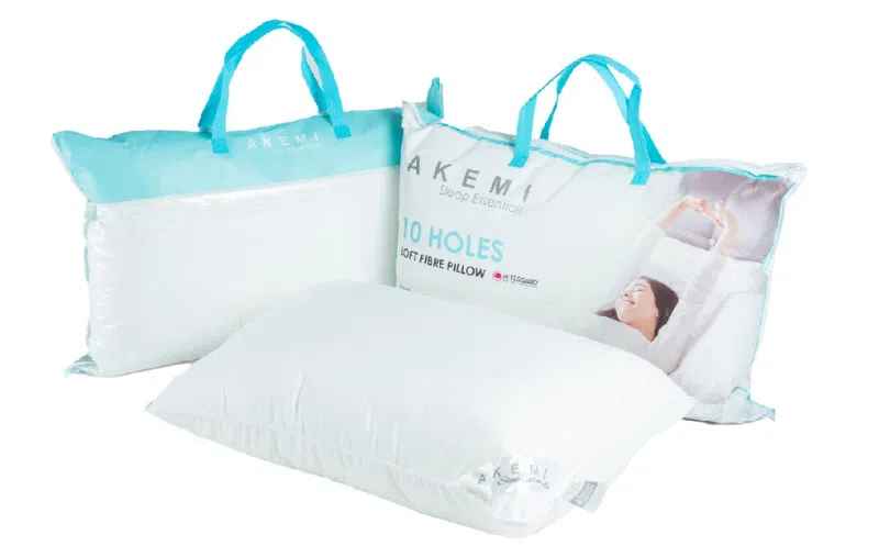 Akemi Sleep Essentials 10 Holes Loft Fibre Pillow