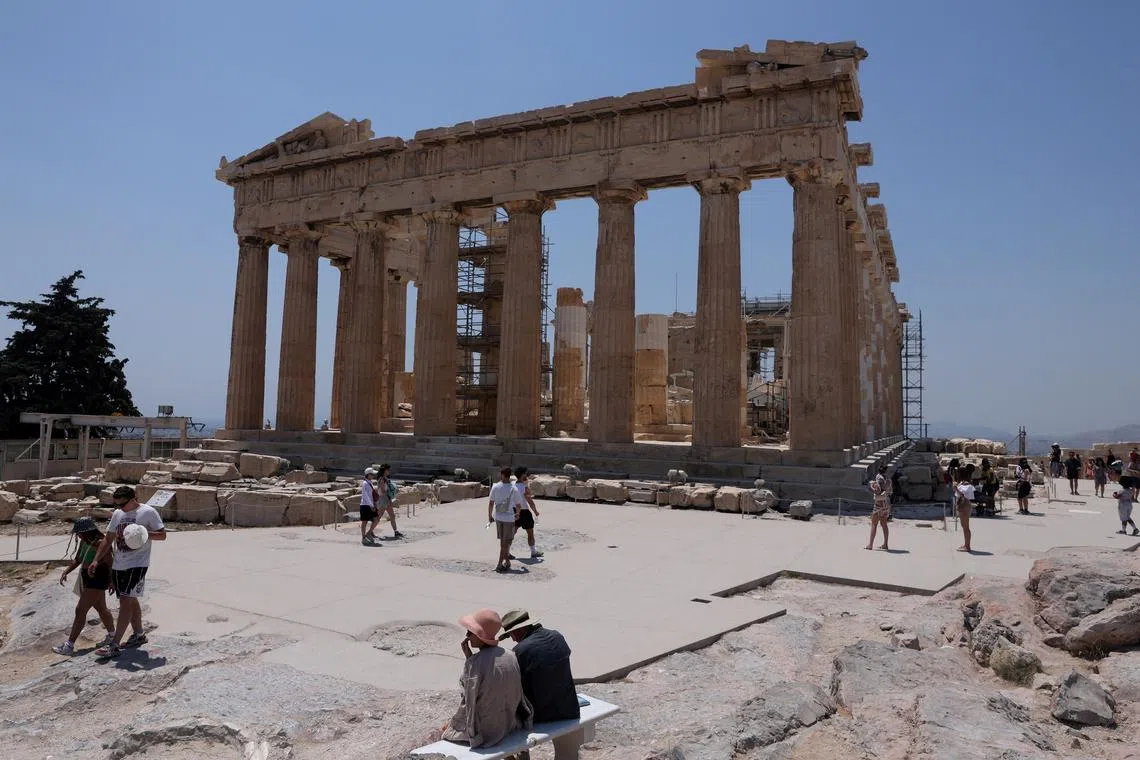 The Acropolis Hill, home to the Parthenon temple that is visited by millions every year, will be closed from noon to 5pm  on Friday.