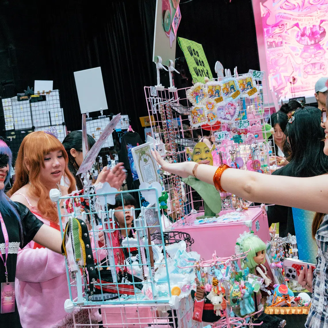 Crowd shopping kawaii goods at Konbini’s June 2026 edition held at *Scape.