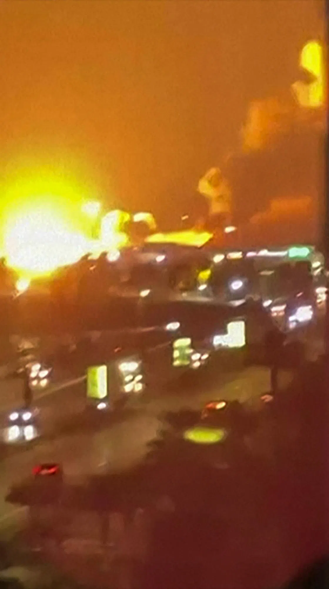 Social media footage posted on July 8 showing explosions going off in Iran’s major port city of Bandar Abbas.