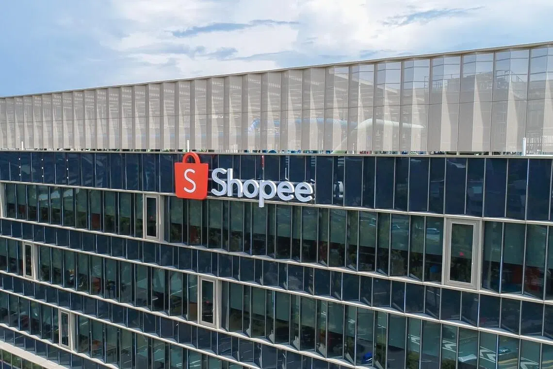 Shopee building facade at Singapore Science Park, where the Sea-OpenAI Codex hackathon will be held.
