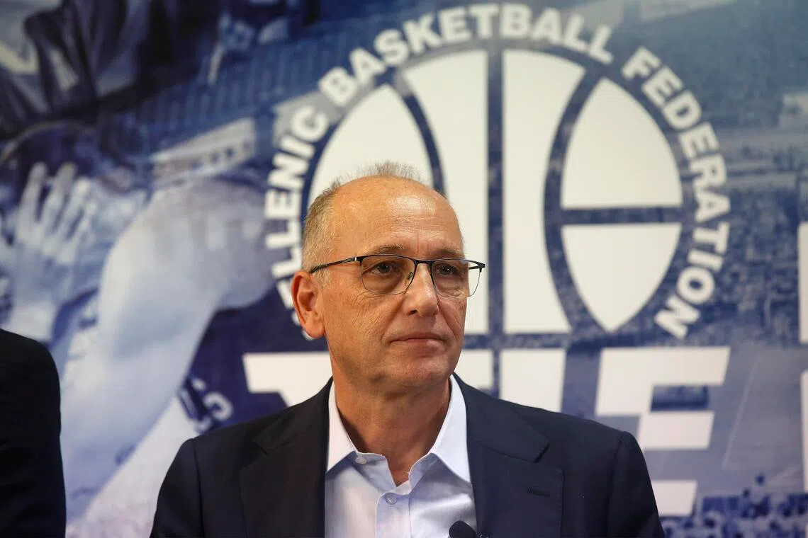 Hellenic Basketball Federation president Vangelis Liolios will appear before a magistrate for testimony on Oct 22. Arrest warrants have also targeted three referees, a referee adviser and a former athlete.