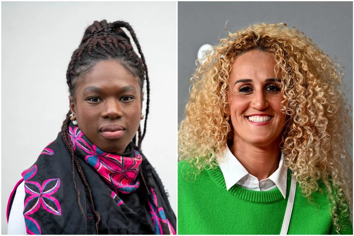 Prosecutors in September charged footballer Aminata Diallo (left) with aggravated assault in the attack on her teammate Kheira Hamraoui.