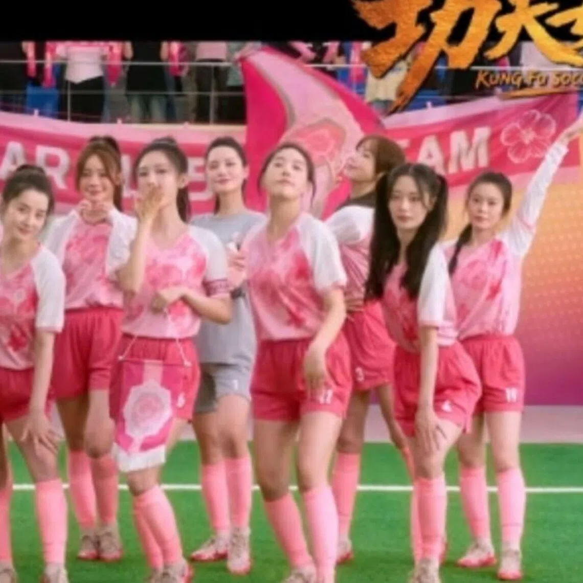 How a Korean women’s soccer team is depicted in Stephen Chow’s new Kung Fu Soccer.