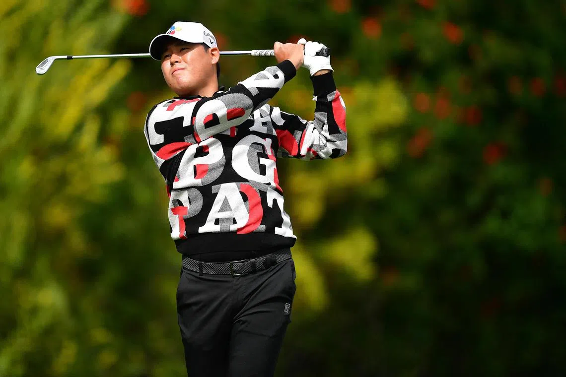 South Korea's Kim Si-woo, pictured at The Genesis Invitational, is aiming for a second Players Championship victory at TPC Sawgrass.
