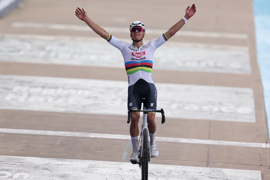 Mathieu van der Poel ‘in his own league’ after win in cycling’s ...