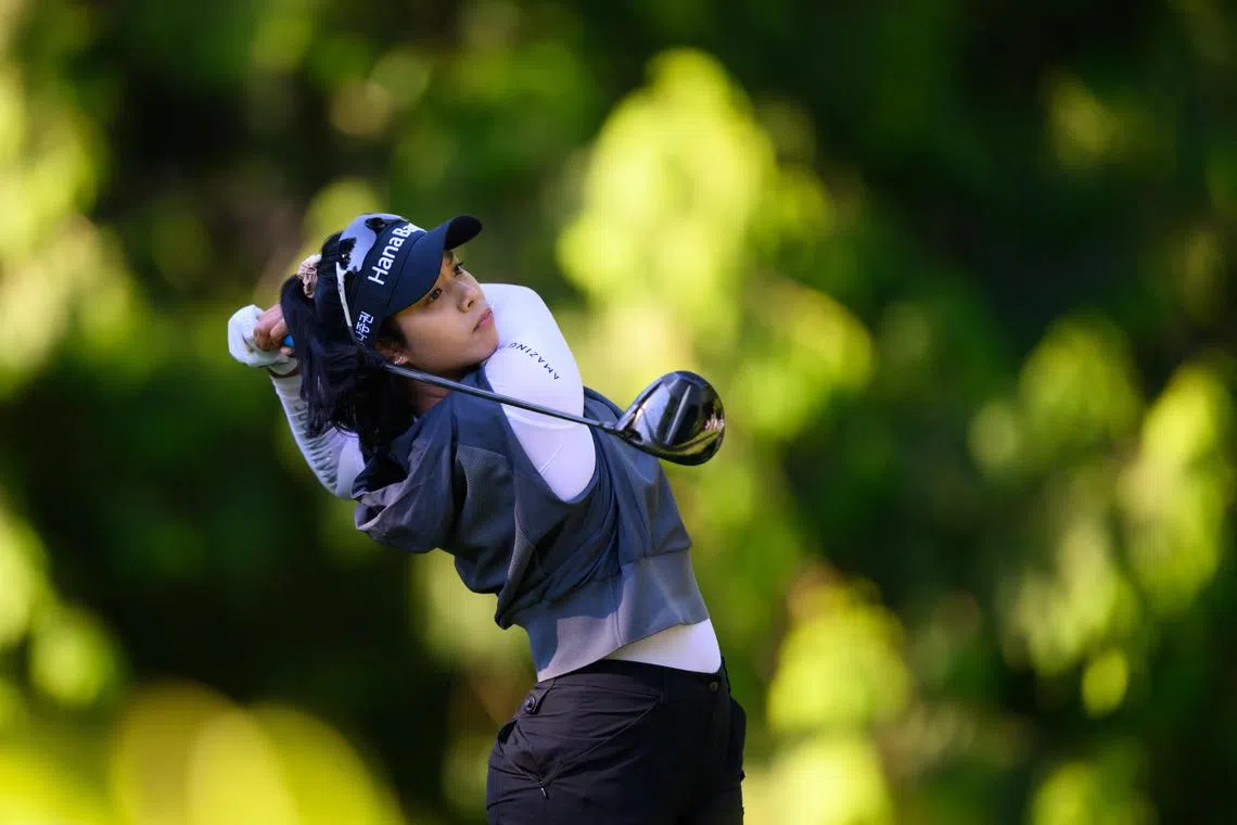 Thailand's Patty Tavatanakit carded a 7-under-par 64, for a three-way tie with Gemma Dryburgh and Ingrid Lindblad.