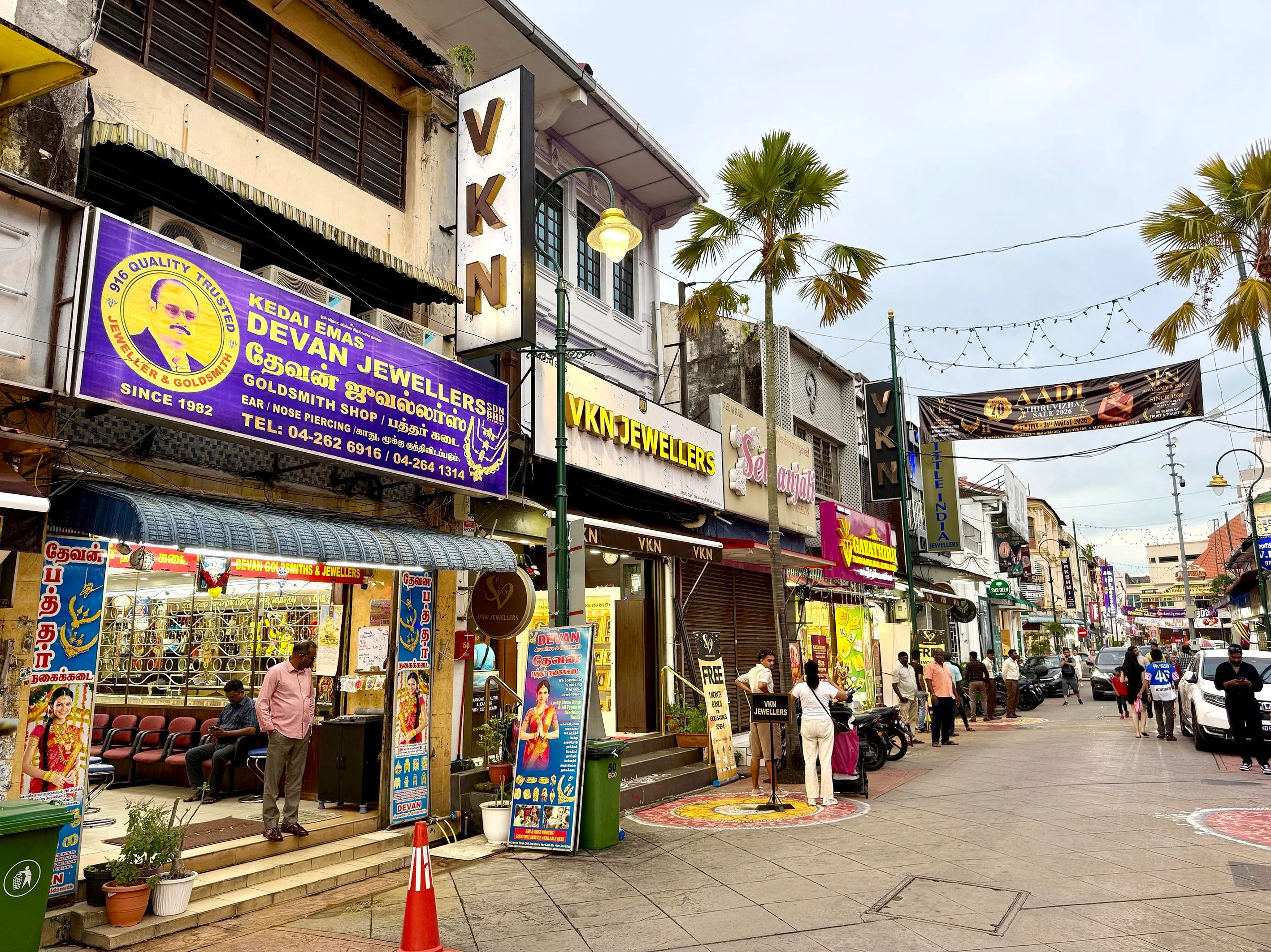 In George Town’s Little India, generations-old trades such as jewellers and traditional costumes still thrive thanks to local customers who have not been driven out from overtourism since Penang’s capital was inscribed as a UNESCO heritage site in 2008.