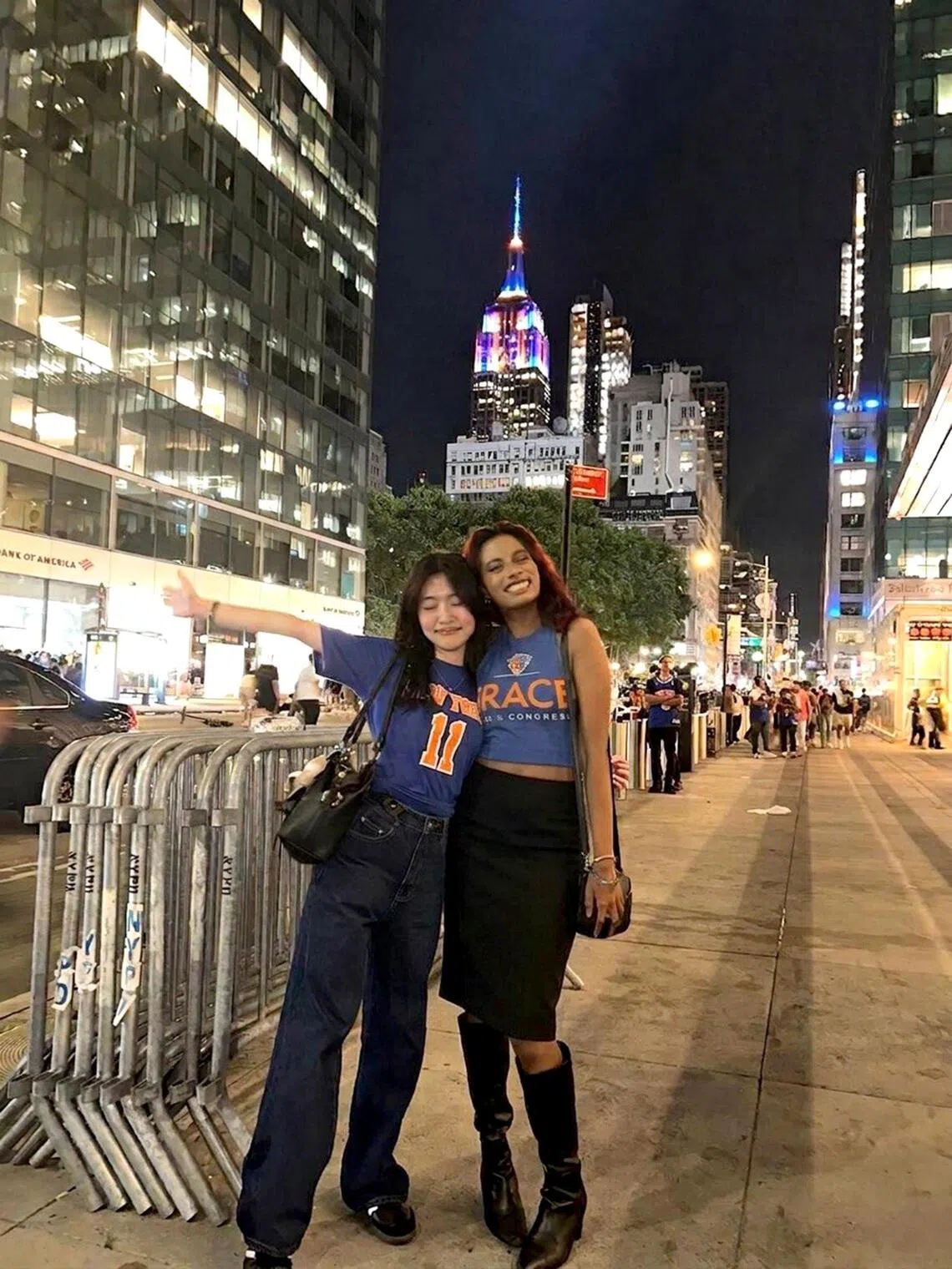 Ng Yuan Yuan (left), 24, is on an eight-month internship with American advertising agency Admerasia in New York.