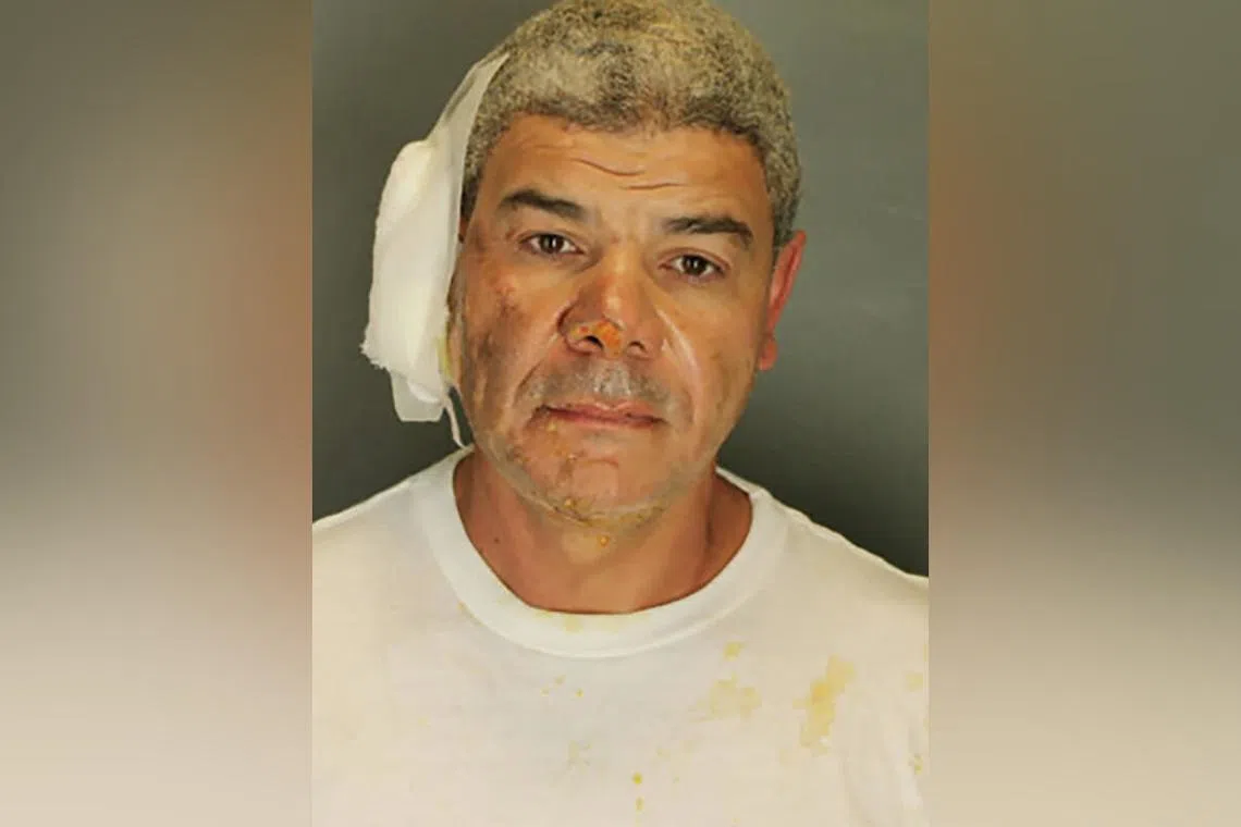 FILE PHOTO: Boulder attack suspect Mohamed Sabry Soliman poses for a jail booking photograph after his arrest in Boulder, Colorado, U.S. June 2, 2025. Boulder Police Department/Handout via REUTERS/File Photo