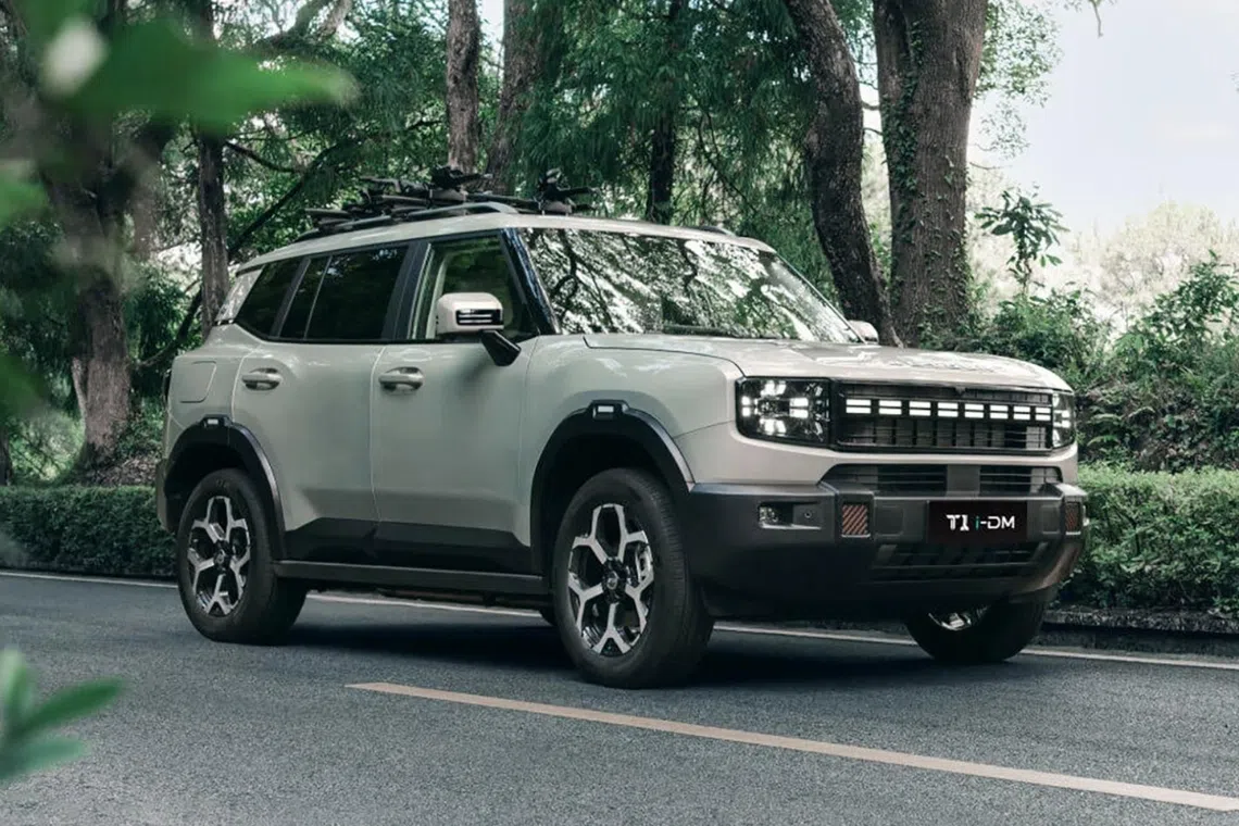 The Jetour T1 is a mid-sized SUV that will be presented at the Singapore Motorshow in January 2027.