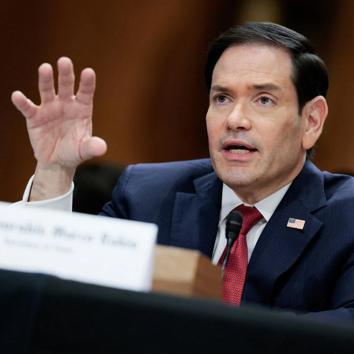 U.S. Secretary of State Marco Rubio testifies before a Senate Foreign Relations Committee hearing on President Donald Trump's FY2027 budget request for the Department of State, on Capitol Hill in Washington, D.C., U.S., June 2, 2026. REUTERS/Evan Vucci