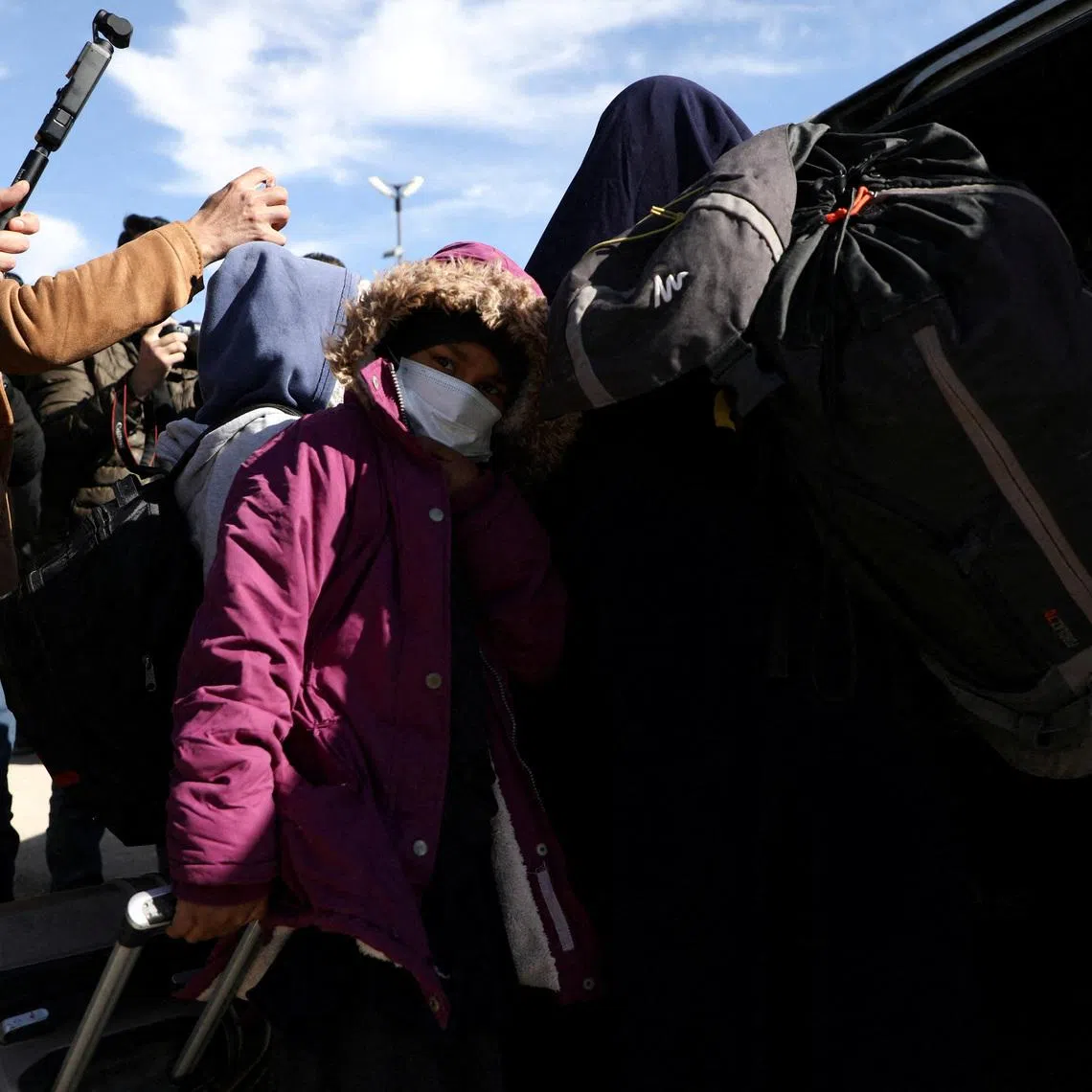 The 34 women and children were released on Feb 16 from the camp in northern Syria, but returned to the detention centre due to technical reasons. 