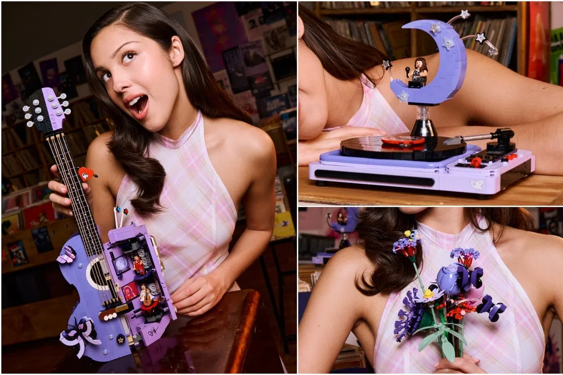There are five different sets in the new Lego Editions Olivia Rodrigo collection.
