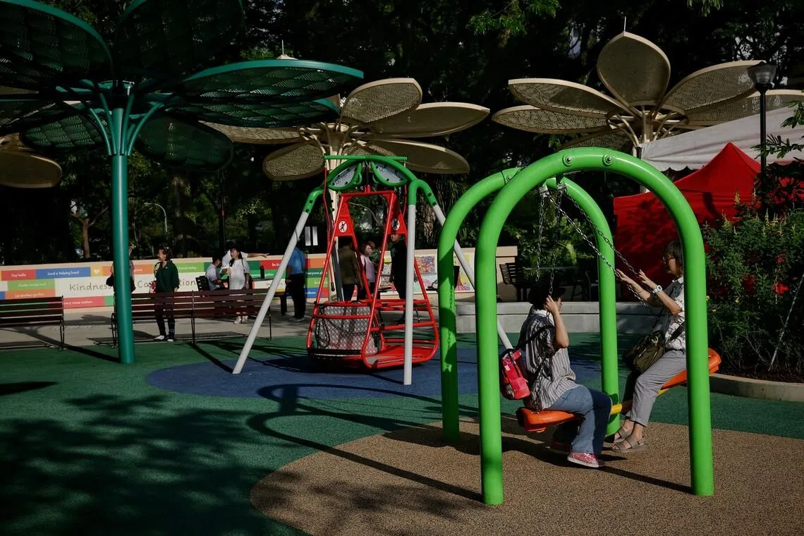 New inclusive playground in Tampines features Singapore’s first wheelchair-accessible slide