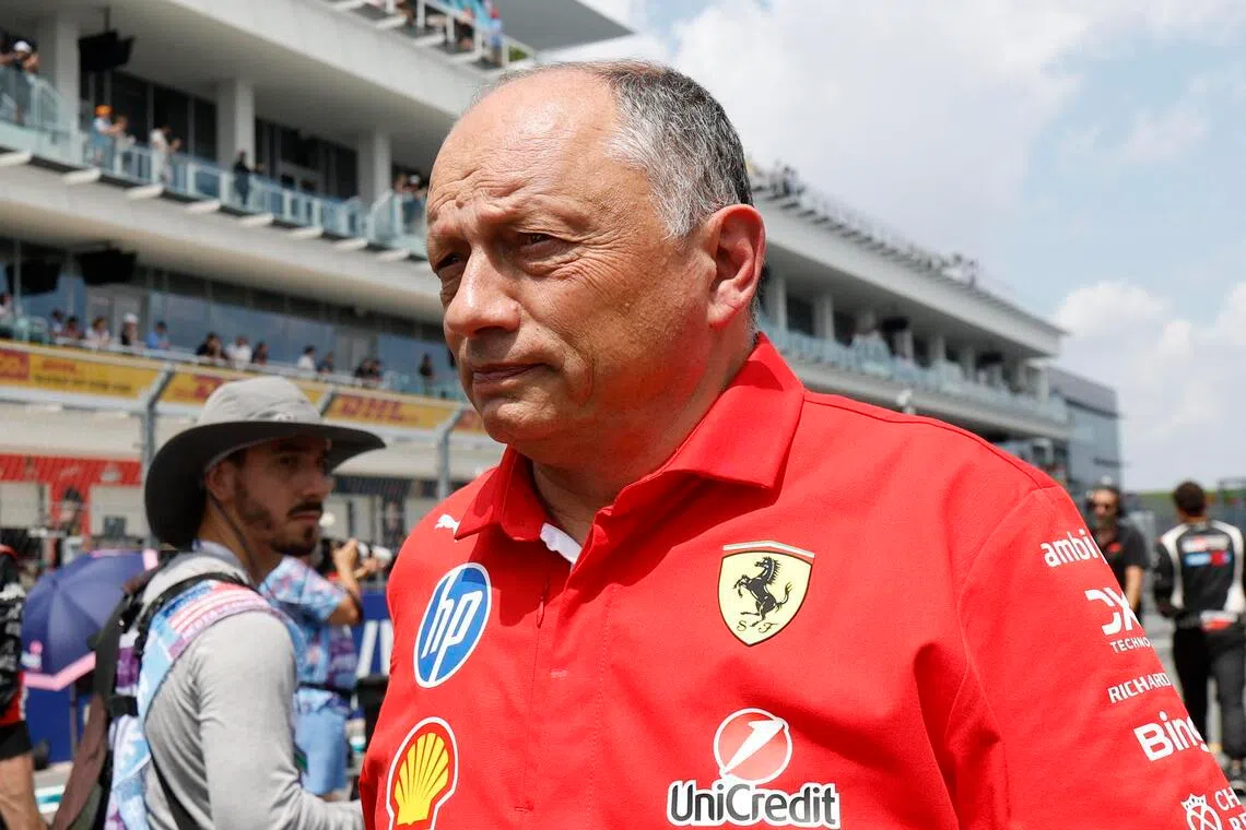 Ferrari boss Fred Vasseur hospitalised ahead of Monaco GP qualifying