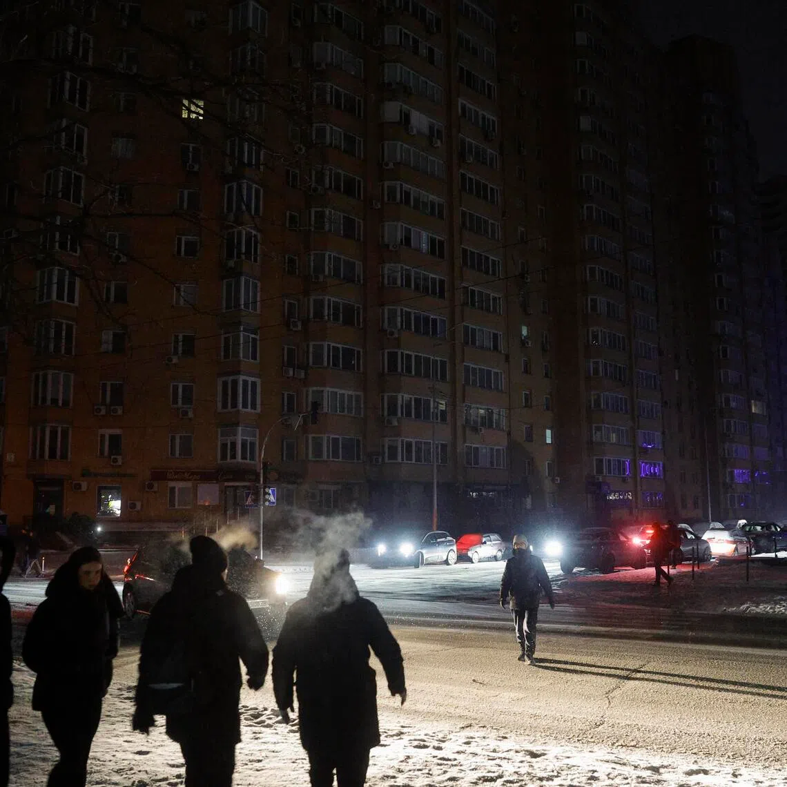 Russian forces struck energy infrastructure facilities in Kyiv – a city of some 4 million – as well as the surrounding region, leaving households without power, heating and in some cases water.