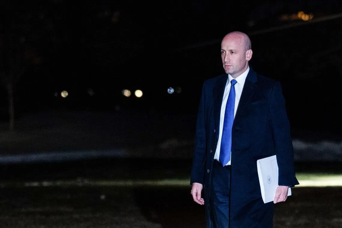 US President Donald Trump’s senior aide Stephen Miller appeared to blame both the border agency and the Department of Homeland Security for his comments on Jan 24, which have since attracted criticism. 