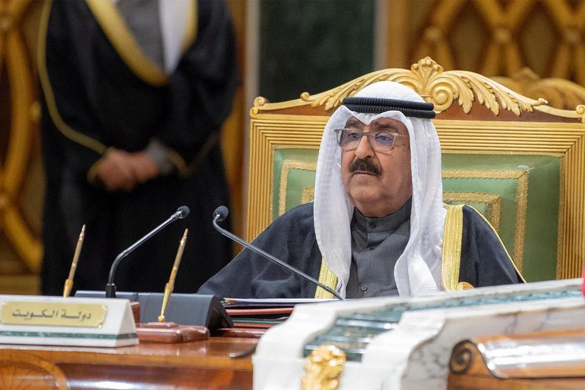 Sheikh Mishal Al Ahmad Al Jaber Al Sabah was sworn in as Amir in December 2023.