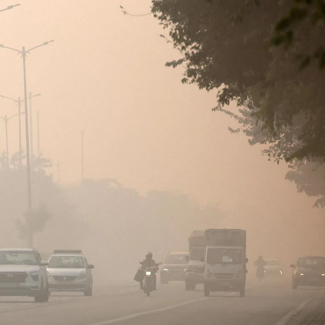 Delhi’s air quality index hovered above 400 at several monitoring stations on the morning of Nov 11, in the “severe” category.