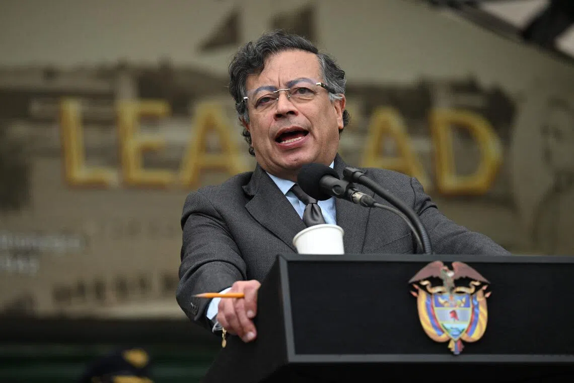Colombian President Gustavo Petro announced on Nov 11 that an order had been given to suspend the country's dealings with US security agencies.