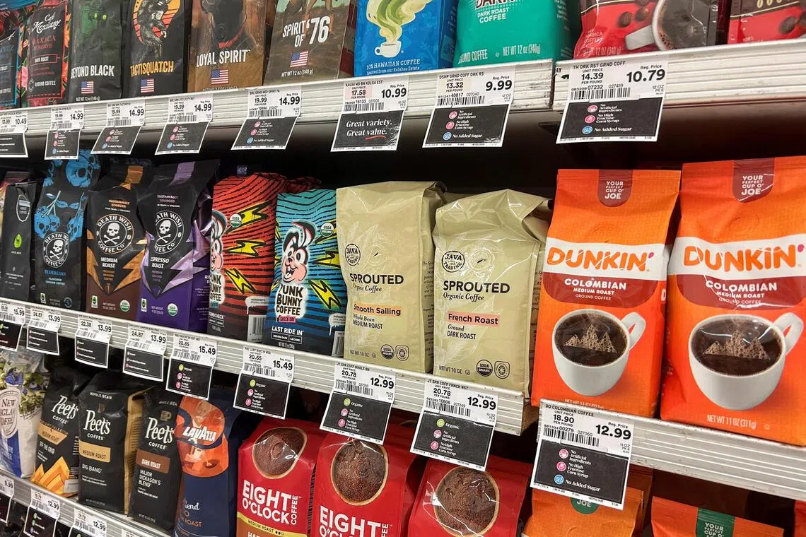 Coffee prices fell sharply on Nov 12 amid signs that the US will cut selected import tariffs, potentially easing supply tightness in the world’s top consuming country.