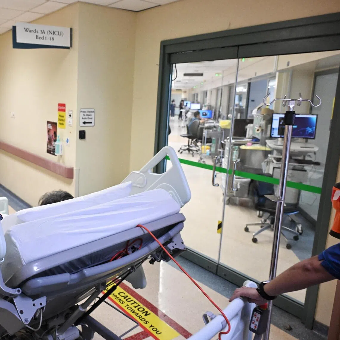 The Neonatal Intensive Care Unit ward at Tan Tock Seng Hospital on May 5.