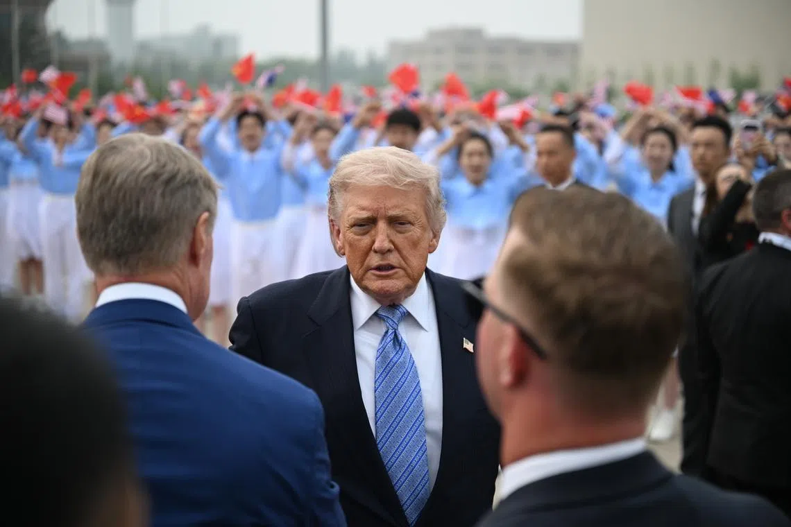 US President Donald Trump said on tariffs: “We didn’t discuss those... It wasn’t brought up.”