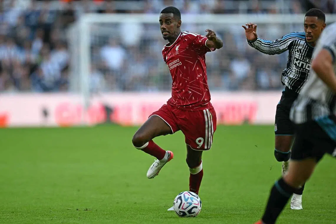 Liverpool’s Swedish striker Alexander Isak during the English Premier League football match between Newcastle United and Liverpool in England on Aug 23.