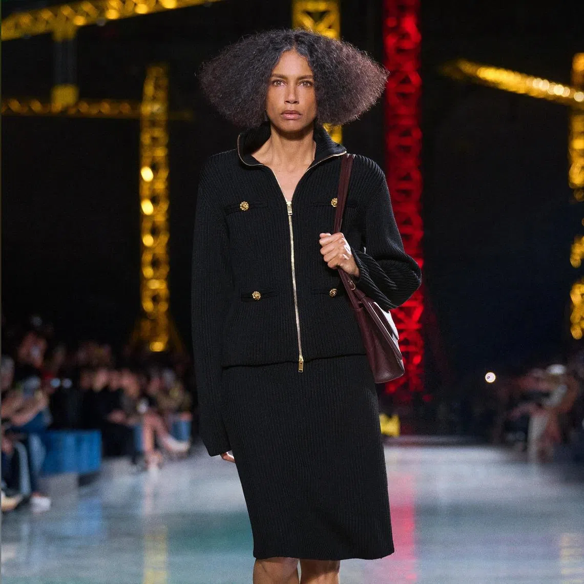 Model Stephanie Cavalli opened Chanel's Fall/Winter 2026/2027 women's ready-to-wear collection during Paris Fashion Week in March.