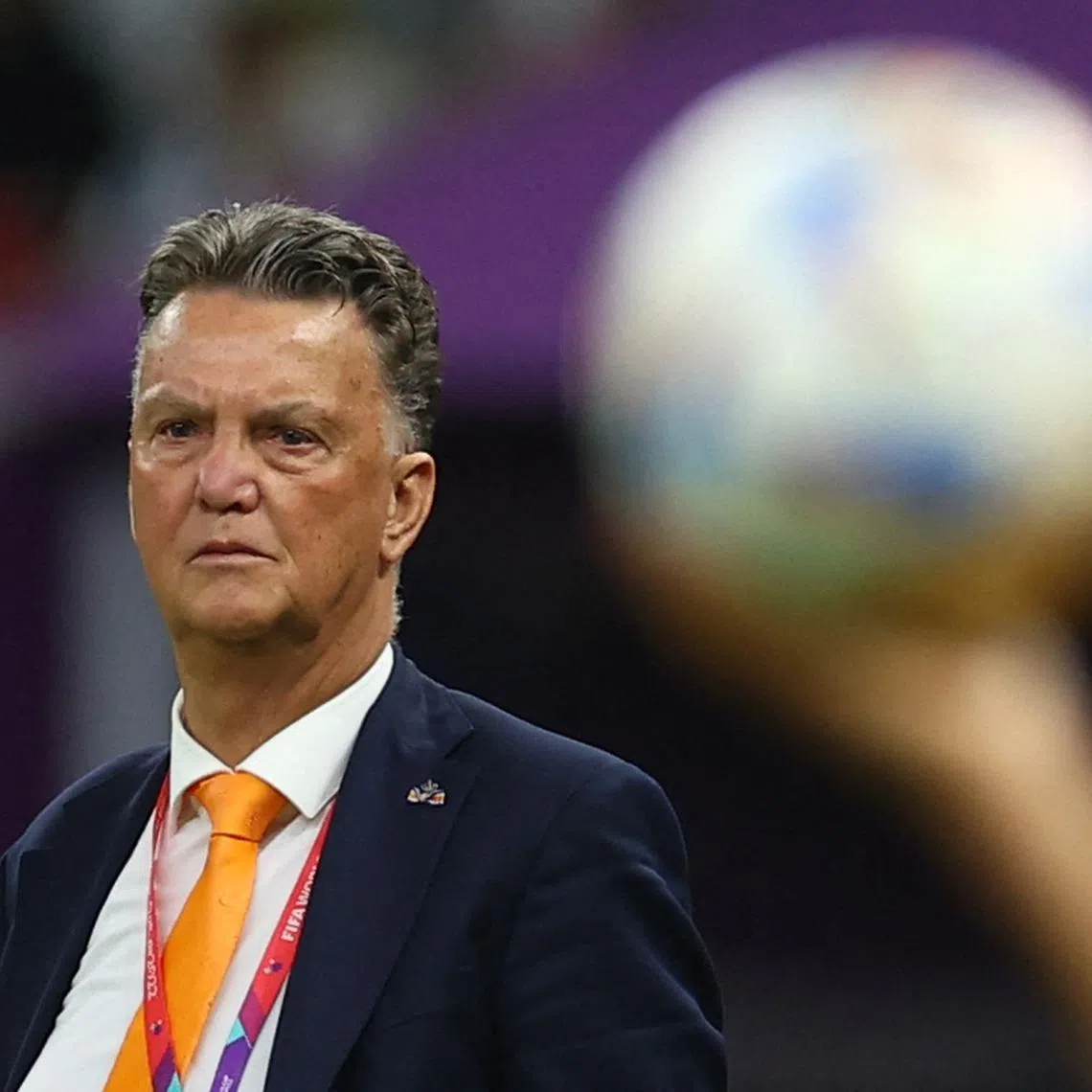 FILE PHOTO: Soccer Football - FIFA World Cup Qatar 2022 - Quarter Final - Netherlands v Argentina - Lusail Stadium, Lusail, Qatar - December 9, 2022 Netherlands coach Louis van Gaal REUTERS/Kai Pfaffenbach/File Photo