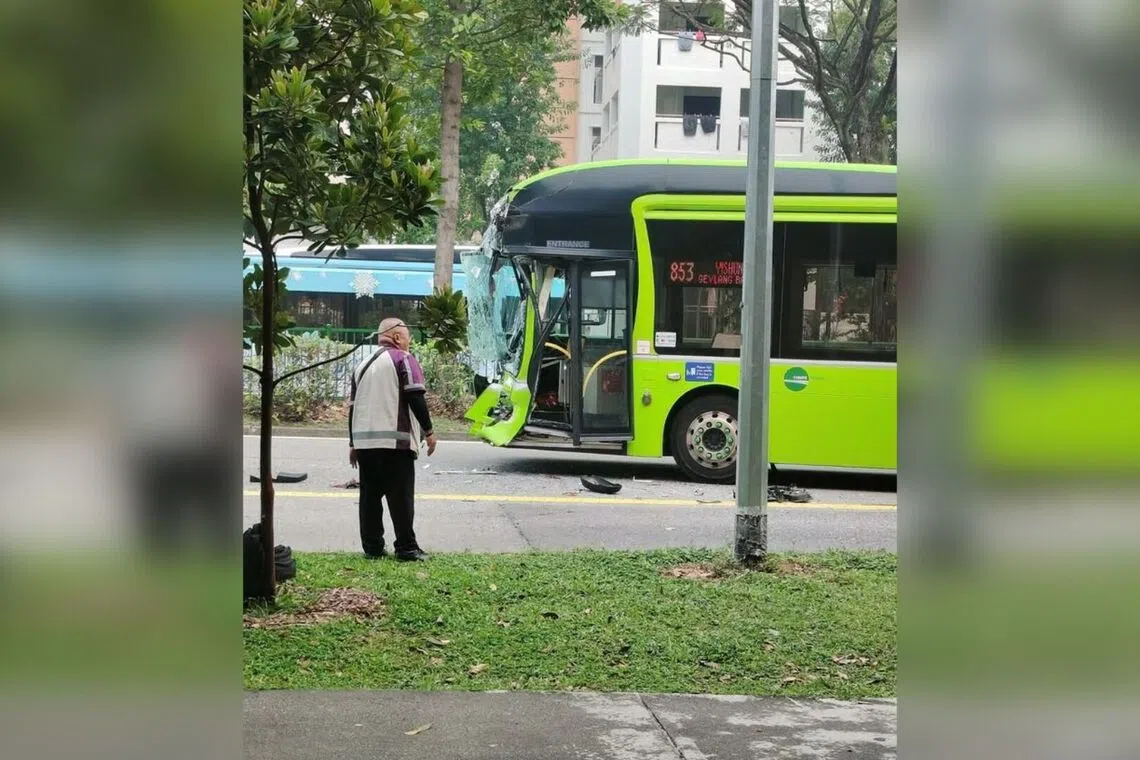The accident took place at Block 790 Yishun Avenue 2 at about 3.05pm on Oct 15.