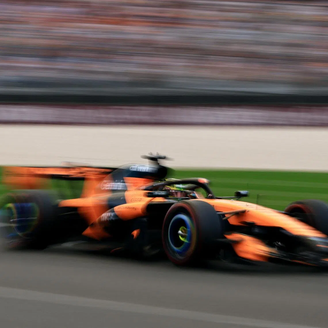 Formula One F1 - Australian Grand Prix - Albert Park Grand Prix Circuit, Melbourne, Australia - March 7, 2026 McLaren's Oscar Piastri during qualifying REUTERS/Mark Peterson